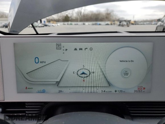 2022 Hyundai Ioniq 5 Limited with VIN KM8KRDAF7NU114002, listed as a Copart auction lot 45955225 with 20,257 mi miles and Salvage title. Bid and sale history available at DreamBid. Image 9.