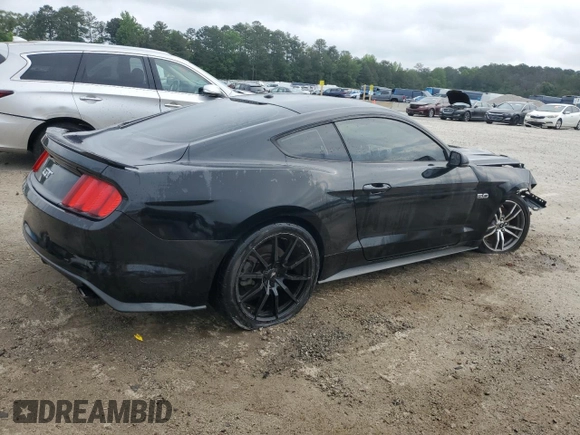 2015 Ford Mustang GT with VIN 1FA6P8CF9F5346375, listed as a Copart auction lot 54500085 with 111,866 mi miles and Clean Title. Bid and sale history available at carsss.com. Image 3.