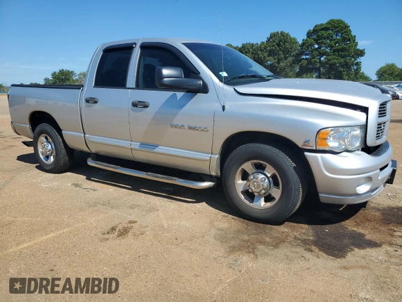 2005 Dodge Ram 2500 SLT with VIN 3D7KR28CX5G775102, listed as a Copart auction lot 67209364 with 212,814 mi miles and Salvage Title. Bid and sale history available at carsss.com. Image 4.