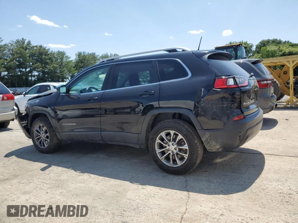 2019 Jeep Cherokee Latitude Plus with VIN 1C4PJMLBXKD233718, listed as a Copart auction lot 58933435 with 56,413 mi miles and Salvage title. Bid and sale history available at DreamBid. Image 2.