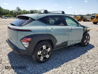 2024 Hyundai Kona SEL with VIN KM8HB3AB6RU062972, listed as a Copart auction lot 59031604 with 9,840 mi miles and Salvage Title. Bid and sale history available at carsss.com. Image 3.