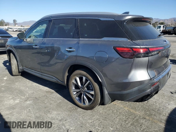 2023 Infiniti QX60 Luxe с VIN 5N1DL1FR4PC351969, выставлен на аукционе Copart как лот 41833035 с пробегом 8 170 миль миль и Списание • Salvage title. История ставок и продаж доступна на DreamBid. Изображение 2.