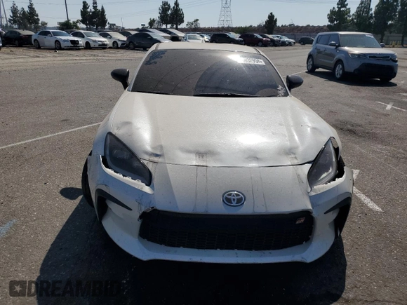 2022 Toyota GR86 Premium with VIN JF1ZNBF11N8758741, listed as a Copart auction lot 66032904 with 46,519 mi miles and Salvage Title. Bid and sale history available at carsss.com. Image 5.