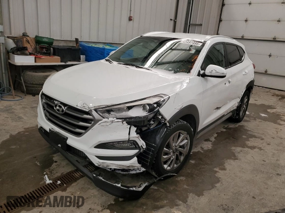 2018 Hyundai Tucson SEL with VIN KM8J3CA4XJU816895, listed as a Copart auction lot 45497495 with 83,682 mi miles and Salvage Title. Bid and sale history available at carsss.com. Image 1.