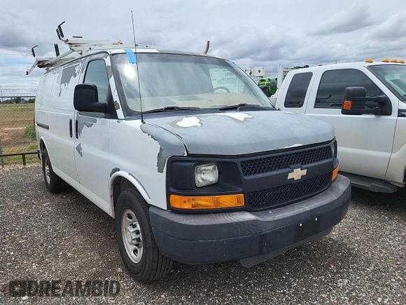 2010 Chevrolet Express Cargo with VIN 1GCZGFBA7A1166586, listed as a IAAI auction lot 42670844 with 161,614 mi miles and . Bid and sale history available at DreamBid. Image 20.