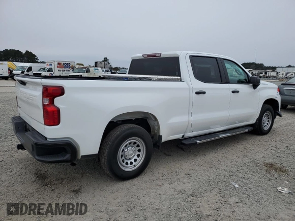 2023 Chevrolet Silverado 1500 with VIN 1GCPAAEDXPZ294137, listed as a Copart auction lot 88220115 with 42,456 mi miles and Salvage Title. Bid and sale history available at DreamBid. Image 3.