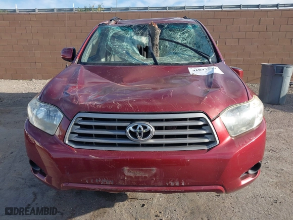 2008 Toyota Highlander with VIN JTEES41A482055206, listed as a IAAI auction lot 41847570 with 231,443 mi miles. Bid and sale history available at carsss.com. Image 12.