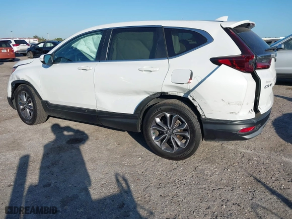 2021 Honda CR-V EX-L with VIN 7FARW1H85ME023016, listed as a IAAI auction lot 41304714 with 54,185 mi miles. Bid and sale history available at carsss.com. Image 3.