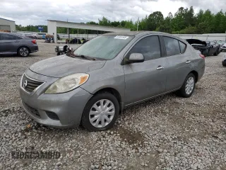 2012 Nissan Versa SV with VIN 3N1CN7AP2CL882642, listed as a Copart auction lot 55361595 with 0 mi miles and Clean Title. Bid and sale history available at carsss.com. Image 1.