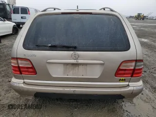2001 Mercedes-Benz E-Class with VIN WDBJH65J71B230219, listed as a Copart auction lot 44334175 with 147,331 mi miles and Salvage Title. Bid and sale history available at carsss.com. Image 6.