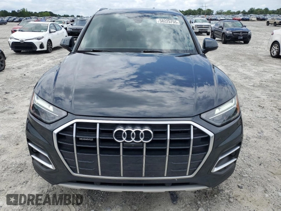 2021 Audi Q5 Premium Plus с VIN WA1BAAFY0M2007561, выставлен на аукционе Copart как лот 58225755 с пробегом 96 186 миль миль и Списание • Salvage title. История ставок и продаж доступна на DreamBid. Изображение 5.