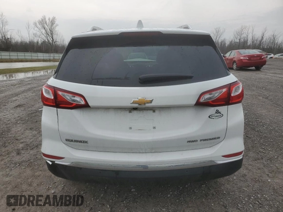 2021 Chevrolet Equinox Premier with VIN 3GNAXXEV8MS181822, listed as a Copart auction lot 84245104 with 24,642 mi miles and Non repairable. Bid and sale history available at DreamBid. Image 6.