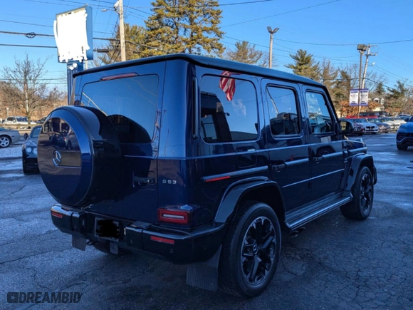 2020 Mercedes-Benz G-Class AMG G 63 with VIN W1NYC7HJ8LX348598, listed as a Copart auction lot 44325545 with NaN miles and Clean Title. Bid and sale history available at carsss.com. Image 4.
