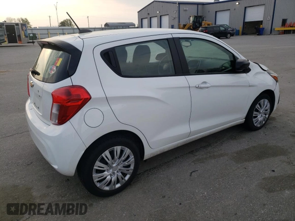 2017 Chevrolet Spark LS with VIN KL8CB6SA5HC767541, listed as a Copart auction lot 50128615 with 69,373 mi miles and Salvage Title. Bid and sale history available at carsss.com. Image 3.