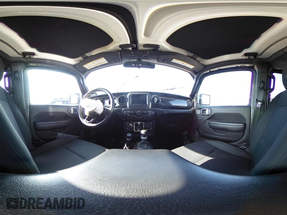 2022 Jeep Wrangler Unlimited Sport S with VIN 1C4HJXDG5NW105931, listed as a IAAI auction lot 42349628 with 37,314 mi miles and . Bid and sale history available at DreamBid. Image 19.