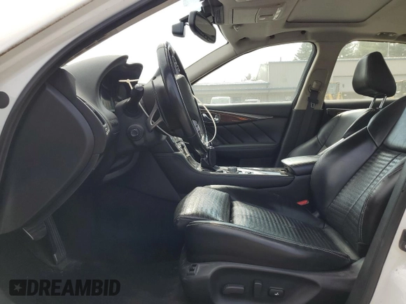2015 Infiniti Q50 Premium with VIN JN1BV7AR7FM402165, listed as a Copart auction lot 53244085 with 83,519 mi miles and Clean title. Bid and sale history available at DreamBid. Image 7.