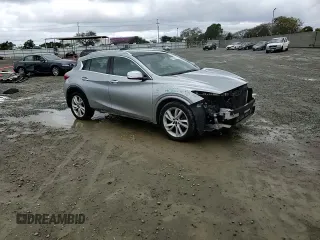 2018 Infiniti QX30 Premium with VIN SJKCH5CP0JA048053, listed as a Copart auction lot 48202385 with 90,578 mi miles and Salvage title. Bid and sale history available at DreamBid. Image 12.