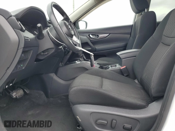 2017 Nissan Rogue SV with VIN KNMAT2MT1HP602744, listed as a Copart auction lot 57971345 with 159,362 mi miles and Salvage title. Bid and sale history available at DreamBid. Image 7.