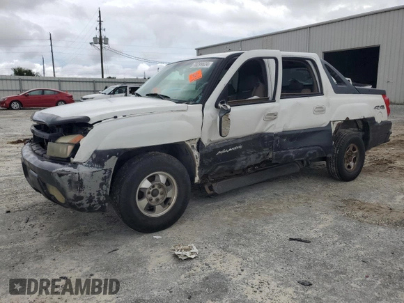 2002 Chevrolet Avalanche with VIN 3GNEK13T82G115091, listed as a Copart auction lot 70299624 with 0 mi miles and Salvage Title. Bid and sale history available at carsss.com. Image 1.