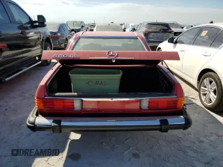 1987 Mercedes-Benz 560 with VIN WDBBA48D8HA071312, listed as a Copart auction lot 75493394 with Not Provided miles and Non Repairable. Bid and sale history available at carsss.com. Image 6.
