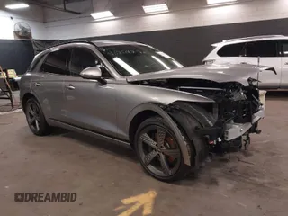 2023 Genesis GV70 2.5T with VIN KMUMADTB0PU140200, listed as a IAAI auction lot 41834944 with 14,376 mi miles. Bid and sale history available at carsss.com. Image 1.