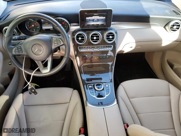 2019 Mercedes-Benz GLC with VIN WDC0G4JB4KV119737, listed as a Copart auction lot 80823114 with 74,987 mi miles and Salvage Title. Bid and sale history available at carsss.com. Image 8.