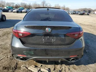 2018 Alfa Romeo Giulia Ti Sport with VIN ZARFAEEN6J7564744, listed as a Copart auction lot 85577794 with 59,395 mi miles and Salvage Title. Bid and sale history available at carsss.com. Image 6.