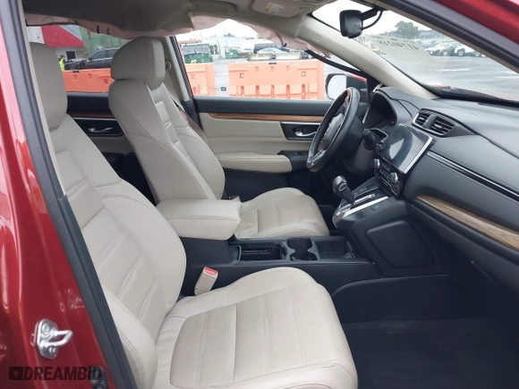 2017 Honda CR-V Touring with VIN 2HKRW2H9XHH683988, listed as a IAAI auction lot 41740218 with 55,488 mi miles. Bid and sale history available at carsss.com. Image 5.