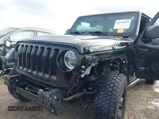 2022 Jeep Wrangler Unlimited Sport S with VIN 1C4HJXDG0NW102631, listed as a IAAI auction lot 41870893 with 43,968 mi miles. Bid and sale history available at carsss.com. Image 6.