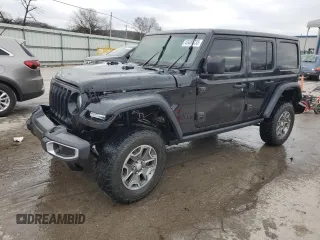 2022 Jeep Wrangler Unlimited Sport with VIN 1C4HJXDG6NW258091, listed as a Copart auction lot 45484735 with 42,534 mi miles and Salvage Title. Bid and sale history available at DreamBid. Image 1.
