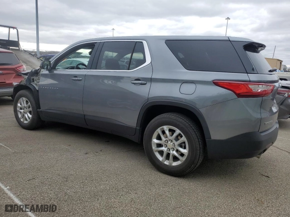 2018 Chevrolet Traverse LS with VIN 1GNERFKW2JJ241836, listed as a Copart auction lot 53277465 with 72,352 mi miles and Salvage Title. Bid and sale history available at carsss.com. Image 2.