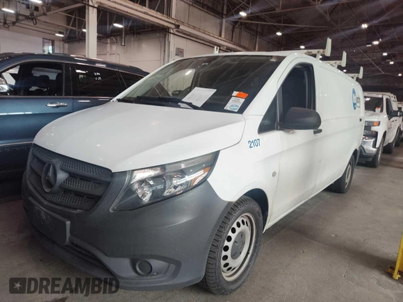 2020 Mercedes-Benz Metris Cargo with VIN WD3PG3EAXL3672562, listed as a IAAI auction lot 42810084 with 76,935 mi miles and . Bid and sale history available at DreamBid. Image 1.