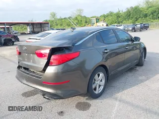 2014 Kia Optima LX with VIN 5XXGM4A73EG300966, listed as a IAAI auction lot 42048798 with 110,478 mi miles. Bid and sale history available at carsss.com. Image 4.