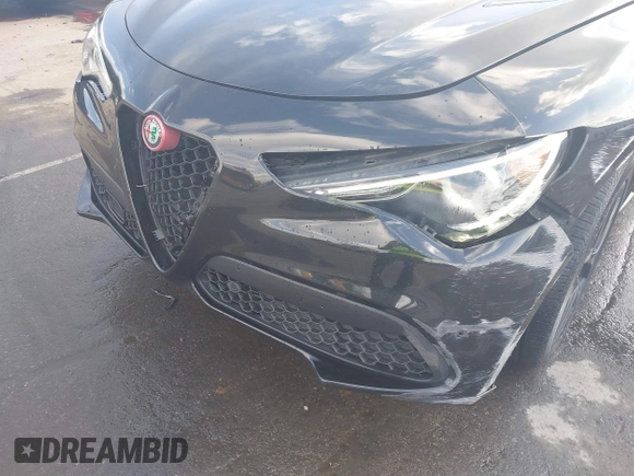 2020 Alfa Romeo Stelvio Ti z VIN ZASPAKBN7L7C92393, wystawiony jako IAAI lot #41824452 z przebiegiem 53 616 mil mil oraz . Historia ofert i sprzedaży dostępna na DreamBid. Obrazek 6.