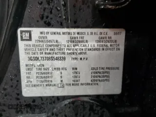 2008 Saturn VUE XR z VIN 3GSDL73708S548339, wystawiony jako Copart lot #89202695 z przebiegiem 219 737 mil mil oraz Nie do naprawy. Historia ofert i sprzedaży dostępna na DreamBid. Obrazek 16.