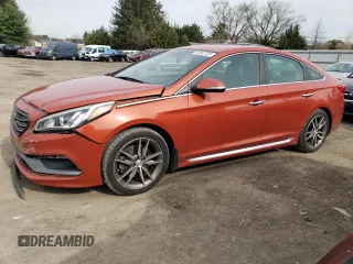 2015 Hyundai Sonata Sport with VIN 5NPE34AB0FH123880, listed as a Copart auction lot 51662735 with 101,297 mi miles and Salvage Title. Bid and sale history available at carsss.com. Image 1.