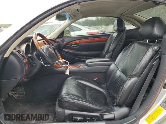 2002 Lexus SC with VIN JTHFN48YX20022795, listed as a Copart auction lot 51084905 with 195,150 mi miles and Salvage Title. Bid and sale history available at carsss.com. Image 7.