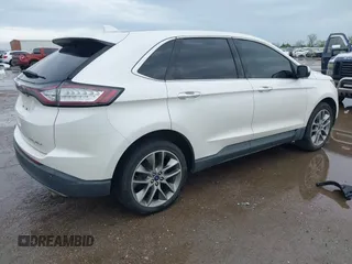 2015 Ford Edge Titanium z VIN 2FMTK3K82FBC42299, wystawiony jako IAAI lot #41912657 z przebiegiem 198 144 mil mil oraz . Historia ofert i sprzedaży dostępna na DreamBid. Obrazek 4.