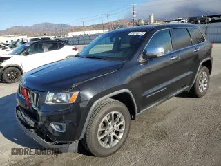2014 Jeep Grand Cherokee Limited with VIN 1C4RJEBMXEC336472, listed as a Copart auction lot 87678015 with 95,741 mi miles and Salvage Title. Bid and sale history available at carsss.com. Image 1.