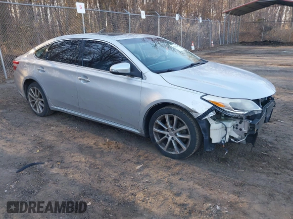 2014 Toyota Avalon Limited with VIN 4T1BK1EB4EU090185, listed as a IAAI auction lot 41715194 with 120,489 mi miles and . Bid and sale history available at carsss.com. Image 1.