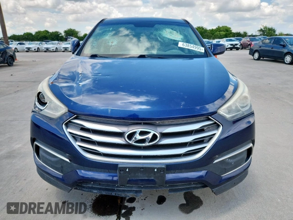 2018 Hyundai Santa Fe 2.4L с VIN 5XYZT3LB5JG505167, выставлен на аукционе Copart как лот 63854995 с пробегом 116 078 миль миль и Чистый • Clean title. История ставок и продаж доступна на DreamBid. Изображение 5.