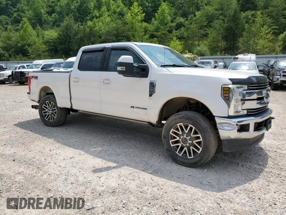 2018 Ford F-250 XL with VIN 1FT7W2BT7JEB87984, listed as a Copart auction lot 59357515 with 150,153 mi miles and Salvage title. Bid and sale history available at DreamBid. Image 4.