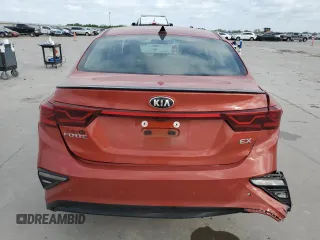 2019 Kia Forte EX with VIN 3KPF54AD4KE062273, listed as a Copart auction lot 53674945 with 51,917 mi miles and Salvage Title. Bid and sale history available at carsss.com. Image 6.