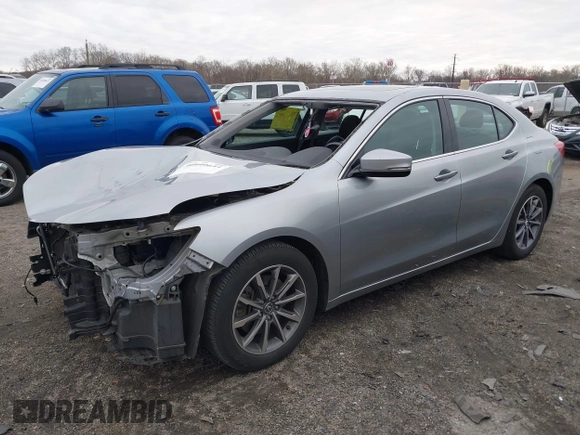 2019 Acura TLX with VIN 19UUB1F3XKA009435, listed as a IAAI auction lot 40999644 with 65,811 mi miles. Bid and sale history available at carsss.com. Image 17.