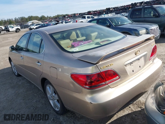 2005 Lexus ES 350 with VIN JTHBA30G755106720, listed as a IAAI auction lot 41305656 with 225,625 mi miles and . Bid and sale history available at DreamBid. Image 3.