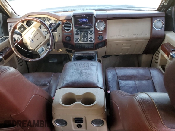 2014 Ford F-250 XL with VIN 1FT7W2BT7EEA08526, listed as a Copart auction lot 60975115 with 172,455 mi miles and Salvage title. Bid and sale history available at DreamBid. Image 8.