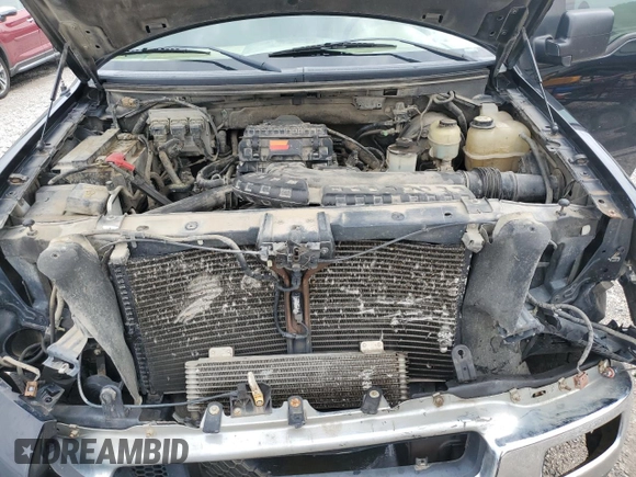 2004 Ford F-150 XLT with VIN 1FTPW14574KB96621, listed as a Copart auction lot 61137655 with 220,659 mi miles and Salvage title. Bid and sale history available at DreamBid. Image 11.