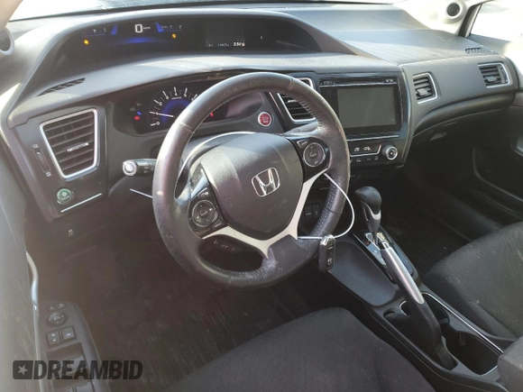 2014 Honda Civic Sedan LX with VIN 2HGFB2F55EH023300, listed as a Copart auction lot 80095634 with 114,627 mi miles and Salvage Title. Bid and sale history available at carsss.com. Image 8.