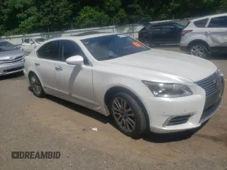 2013 Lexus LS 460 with VIN JTHBL5EF0D5116820, listed as a Copart auction lot 62573645 with Not provided miles and Salvage title. Bid and sale history available at DreamBid. Image 4.