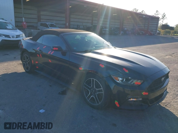 2017 Ford Mustang V6 with VIN 1FATP8EM9H5329920, listed as a IAAI auction lot 41269529 with 46,923 mi miles and . Bid and sale history available at carsss.com. Image 1.